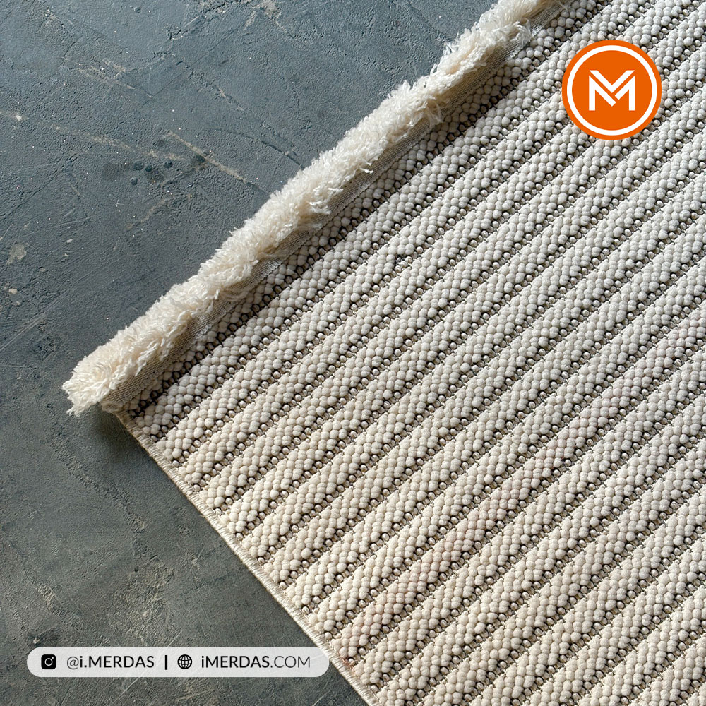 فرش پینترستی کد P02 زمینه کرم